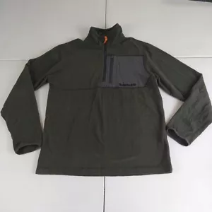 Timberland Pullover S Oliva Polar 1/4 Cremallera Chaqueta Hombres Aire Libre Utilidad Caza - Imagen 1 de 10