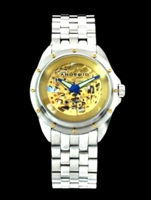 ANDROID Concept T Skeleton Stainless Steel Watch Ad262 - Image 1 of 4