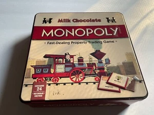 Hasbro Mini Monopoly Cookie Tin Limited Edition Collector's Box 6"x6" Empty - Picture 1 of 5