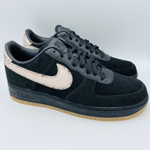 air force black suede