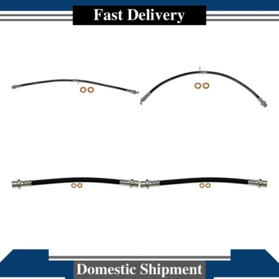 Manguera de freno delantera trasera línea de freno 4X para Toyota Corolla 2003 2004 2005 2006 2007 Foto 1 de 4