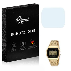 Bruni 2x Folie für Casio A159WGEA-1EF Schutzfolie Displayschutzfolie - Photo 1 sur 8