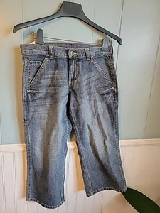 Boy's Wrangler Jeans Size 8 Originals Husky Fit Relaxed Stright Blue - Picture 1 of 5
