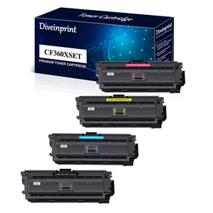 CF360X-CF363X SET CMYK Toner for HP 508X LaserJet Enterprise M553 M552dn M553x - Afbeelding 1 van 12