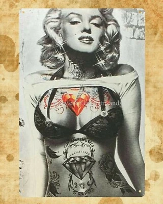 beautiful lady sexy  metal sign rustic decor - Image 1 of 4