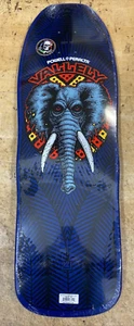 Mike VALLELY BLUE ELEPHANT POWELL PERALTA Skateboard Reissue Deck 9.85" Navy  - Picture 1 of 11