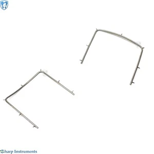 Rubber Dam Frames Medium Size 10cmx10cm Punch Stainless Steel *Hand Instruments* - Picture 1 of 1
