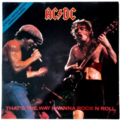 NM/NM AC/DC That's The Way I Wanna Rock n Roll 12" Gatefold Sleeve VINYL 1988 - Image 1 of 4