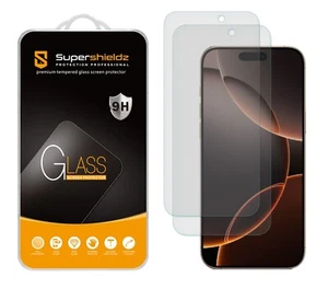 2X Anti-Glare Matte Tempered Glass Screen Protector for iPhone 16 Pro Max (6.9") - Picture 1 of 5