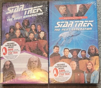 Star Trek The Next Generation Redemption I & II VHS Brand New - Image 1 of 2