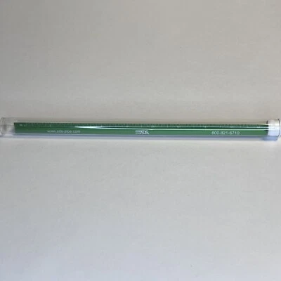 6” Alumicolor Mini Architect Engineer Ruler Engraved Numbers Green Metal APS