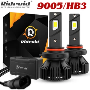 2x 9005 HB3 Kit de Faros LED Bombilla Canbus 6000K Haz Alto Bajo Súper Blanco Brillante - Imagen 1 de 15