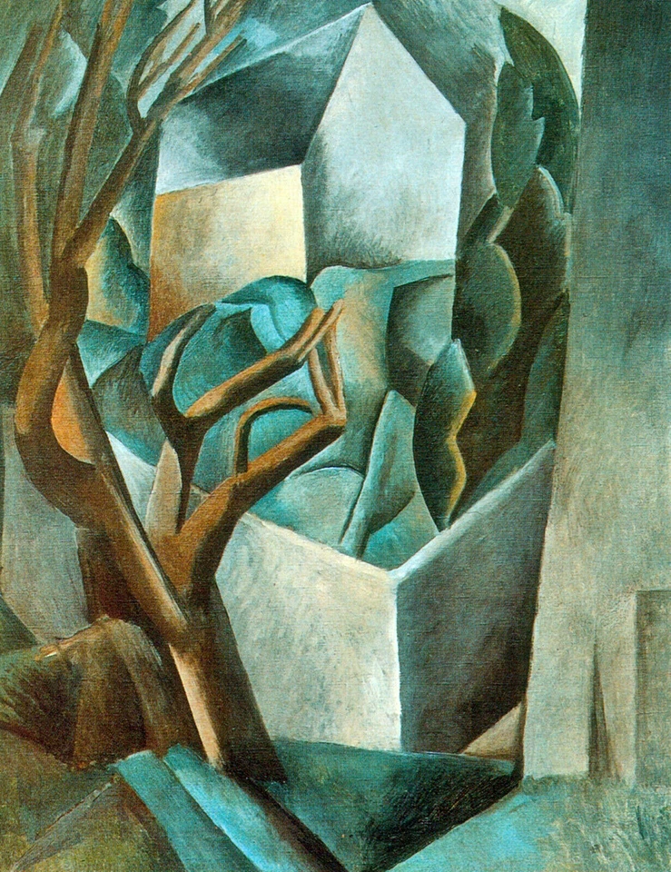 House in the Garden (1908) by Pablo Picasso - 17" x 22" Fine Art Print - 00626 - Image 1 of 1