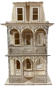 Saint Charles French Quarter Dolls House 1:24 Half Scale Laser Cut Flat Pack Kit - Picture 1 of 12