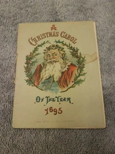 Un cuento de Navidad del año 1695 1884 libro de publicidad para David M. Reed - Imagen 1 de 8