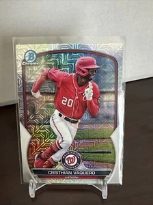 2023 Bowman Christian Vaquero RC Chrome Prospect Mojo rifrattore Rookie #BCP-54 - Foto 1 di 2