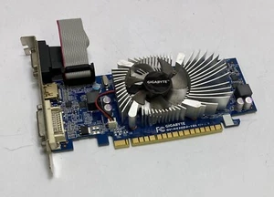 1GB Gigabyte GT620 DVI / HDMI / VGA GDDR3 PCI-e Graphics Video Card (GPU) - Picture 1 of 5