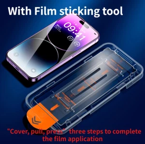 For iPhone 16 Pro Max/ iPhone 16 Pro/ 16 Plus /16 Tempered Glass Screen Saver - Picture 1 of 11