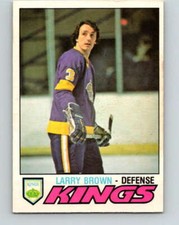 (HCW) 1977-78 O-Pee-Chee #289 Larry Brown  Los Angeles Kings V14991