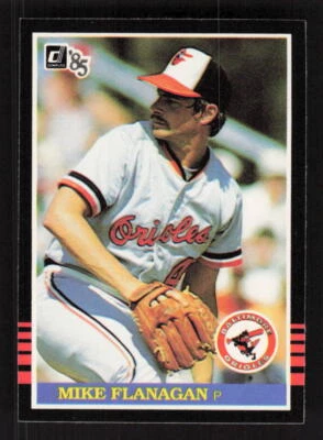1985 Donruss #88 Mike Flanagan Baltimore Orioles - Image 1 of 2