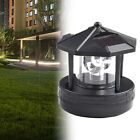 Praktisch Garten Haushalt LED-Solar-Leuchtturm Lampe 360 Grad Straenlicht
