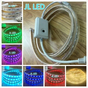 10F/20F 110V 5050 RGB Brightest 300LED Waterproof + Controller Strip light - Picture 1 of 8