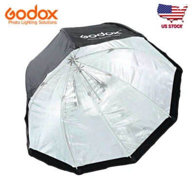 US Stock Godox 32" 80cm Octagon Umbrella Softbox for Studio Flash Speedlite - Image 1 of 4