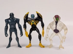 Bandai Ben 10 Alien Force DNAlien Clear & Lode Star & Knight Action Figure Lot - Picture 1 of 4