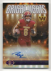 Illusions Bright Lights Signatures 2024 púrpura/50 Brian Robinson Jr. Auto 49ers - Imagen 1 de 2