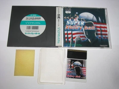 Super Volleyball PC Engine HuCard Japan import US Seller - Image 1 of 4