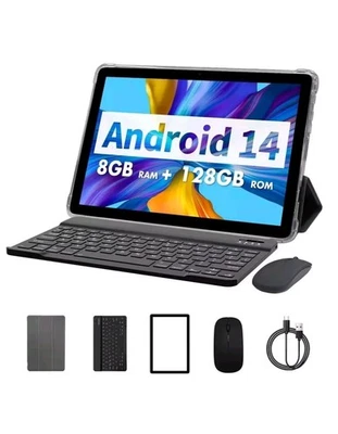 Android 14 Tablet 10" 8GB RAM + 128GB ROM, Octa Core 5G WiFi - Image 1 of 4