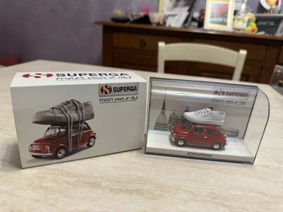 Fiat 500 edizione limitata 300 Pz. scarpe Superga Brumm 2014 scala 1:43 in box - Immagine 1 di 4