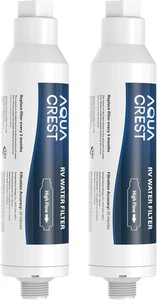 AQUA CREST RV Water Filter, RV Inline Water Filter with NSF Certified (2 Pack) - Picture 1 of 8