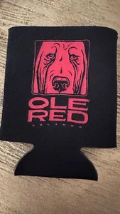 Ole Red Black Shelton Orlando Regular Can Cooler Koozie - Black and Red - Picture 1 of 1