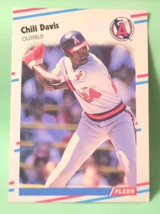 1988 Fleer Update - Chili Davis #U-12 - California Angels - Picture 1 of 2