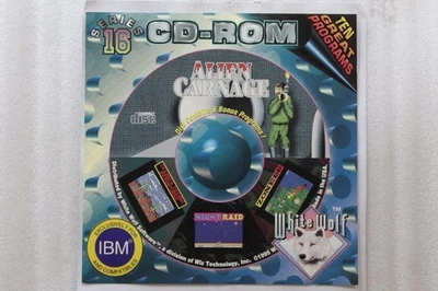 Alien Carnage PC CD-ROM White Wolf Series 16 Rare - Image 1 of 3