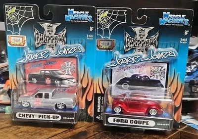 Muscle Machines Jesse James CHEVY PICK-UP & FORD COUPE Lot Of 2 - Image 1 of 4