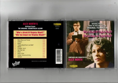 Who's Afraid Of Virginia Woolf? Alex North CD OST Soundtrack Tsunami Pressung - Bild 1 von 2