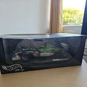Mattel Hot Wheels Racing #54628 EDDIE IRVINE Jaguar R3 F1 Car 1:18 Diecast Model - Picture 1 of 6