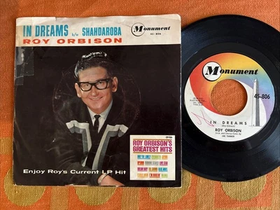 Roy Orbison In Dreams Original US 7”  Picture Sleeve Pic Foto 1 de 2