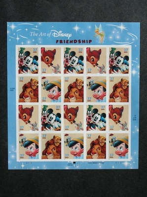 Five (5) "The Art of Disney" mint sheets, 20 stamps each, 2004 to 2008, MNH - Image 1 of 4