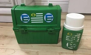 VINTAGE KING SEELEY THERMOS DIVISION MATCHING LUNCHBOX AND 8 OZ THERMOS 28A53 - Picture 1 of 10