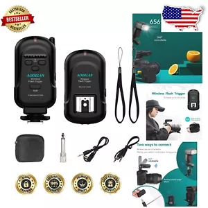 Wireless Flash Trigger Set: Remote Speedlite & Receiver for Pro Photography - Picture 1 of 10
