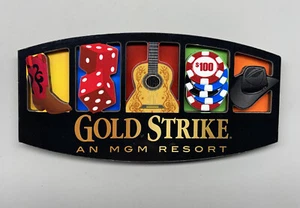 Gold Strike MGM Resort Magnet Las Vegas Nevada selten eingestellt tolles Geschenk - Bild 1 von 3