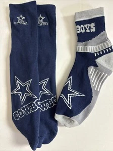 Dallas Cowboys Socken für Erwachsene 2 Paar Set - groß hochwertig neu kostenloser Versand (B) - Bild 1 von 4