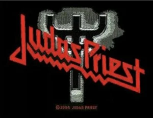Toppa intrecciata logo forchetta Judas Priest J002P - Foto 1 di 2