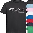 I ATE SOME PI KIDS T-SHIRT   Funny Novelty Geeky Slogan Gift Children's Top