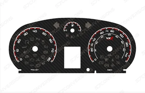 Schede Quadranti Carbonio Vauxhall Corsa D VXR 8 Colori Calibri - Foto 1 di 8