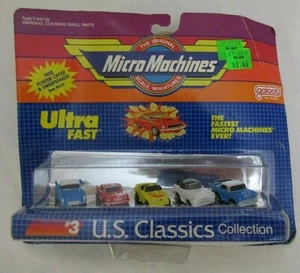 NIB 1988 Galoob Micro Machines Ultra Fast #3 U.S. Classics Collection - Picture 1 of 2