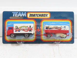 Matchbox Big Top Circus Dodge Command Truck Mercedes Trailer NIB 8868 - Picture 1 of 3